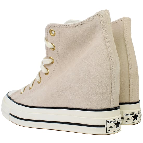 Converse Chuck 70 Wedge Hi Womens Light Pink Plimsolls - Image 4
