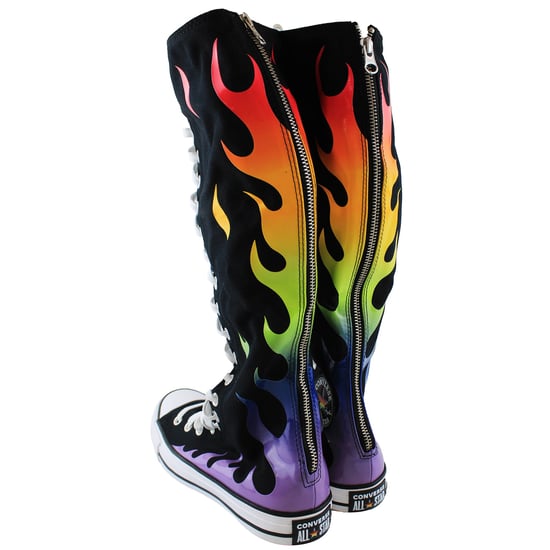 Converse Chuck Taylor XX-Hi Pride Unisex Black Plimsolls - Image 4