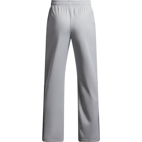 Boys Under Armour Brawler 3.0 Color Block Drawstring Waistband Tapered Pants in Grey - Image 2