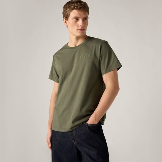 Men's Levis Headline Logo Cotton Relaxed Fit T-Shirt in Kambaba Body - Image 4