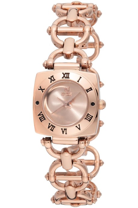 Invicta Classic MPW-0199 Dameshorloge - Quartz Uurwerk - Metaal met Roségouden Wijzerplaat - 22 mm - Image 1