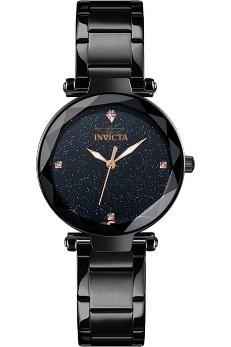 Invicta Celestial 70329 Dameshorloge - Quartz Uurwerk - Metaal met Zwarte Wijzerplaat - 34 mm - Image 1