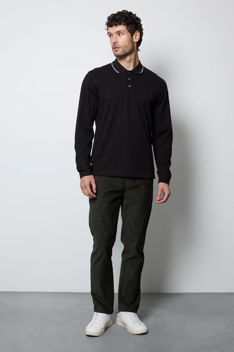 Olive Premium Corduroy Chino Trousers - Image 2