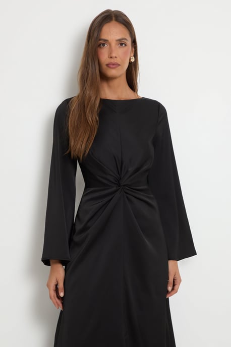 Abstract Twist Midi Dress - Image 2