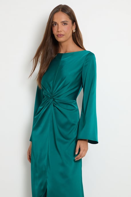 Abstract Twist Midi Dress - Image 2