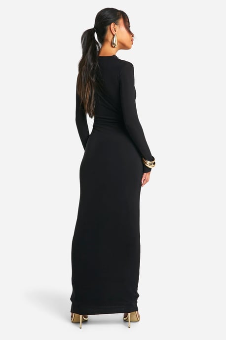 Trim Detail Cut Out Maxi Dress - Image 2