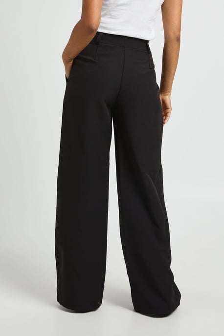 Petite Tailored Wide Leg Trouser - Image 3