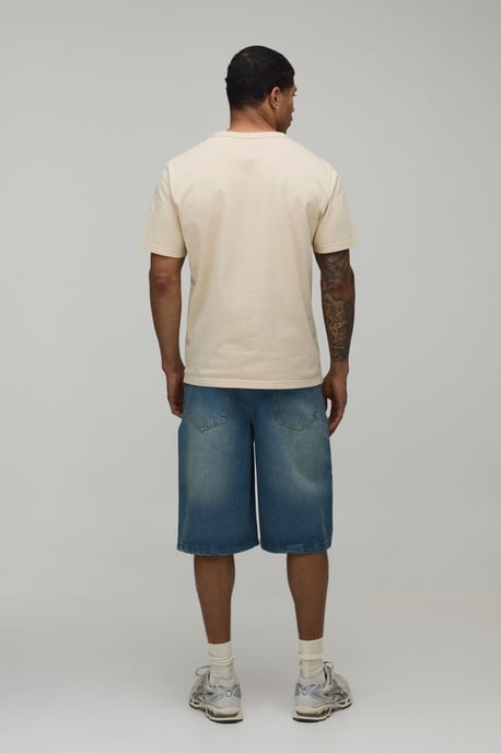 Essential Relaxed Fit Denim Jorts - Image 2