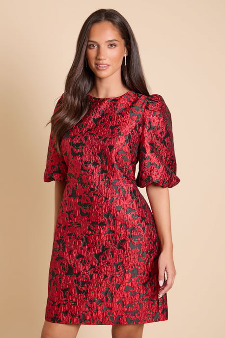 Dp Luxe Jacquard Mini Dress - Image 1