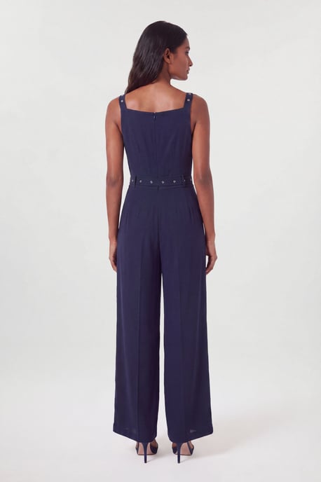 Tailored Crepe Pleated Kilt Jumpsuit - Image 2