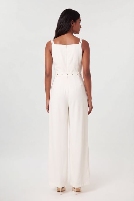 Tailored Crepe Pleated Kilt Jumpsuit - Image 2