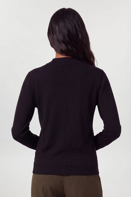 Forever Viscose Blend Knitted High Neck Jumper - Image 2