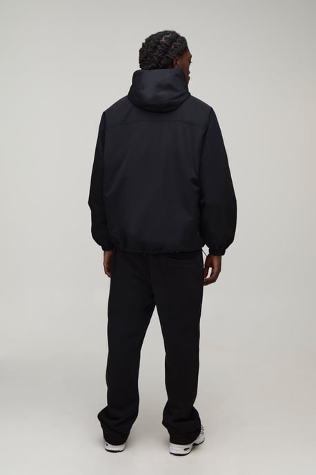 Regular Fit Crinkle Nylon Hooded Cagoule - Image 2