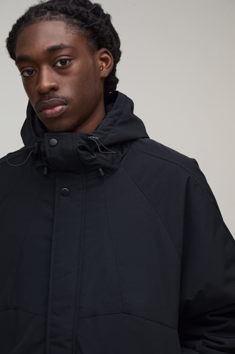 Regular Fit Crinkle Nylon Hooded Cagoule - Image 3