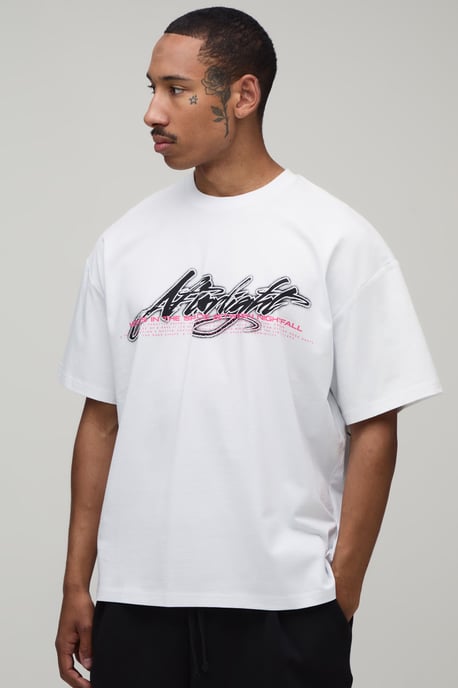 Afterlight Skull Print Oversized Short Sleeve T-shirt - Image 2