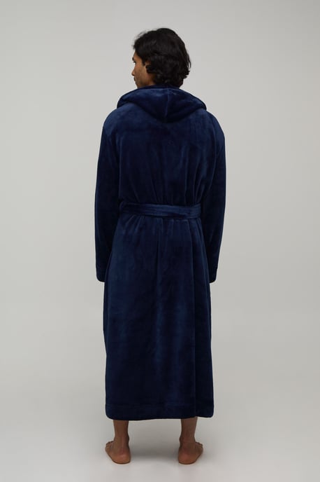 Longline Hooded Dressing Gown - Image 2