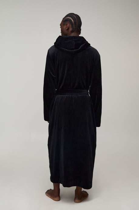 Tall Longline Hooded Dressing Gown - Image 2