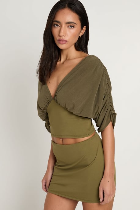 Sculpting Contour Mini Skirt - Image 2