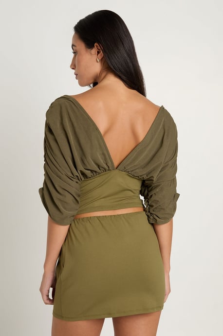 Sculpting Contour Mini Skirt - Image 3