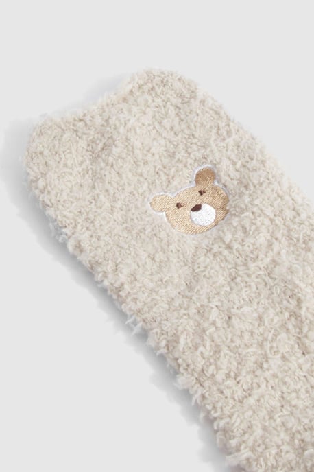 Teddy Bear Fluffy Socks - Image 2
