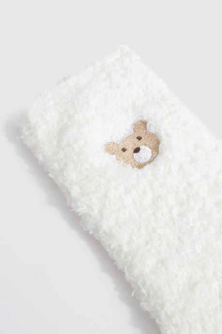 Teddy Bear Fluffy Socks - Image 2