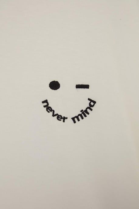 TRENDYOL MAN Men's Ecru Slogan Short Oversize T-Shirts - Image 3