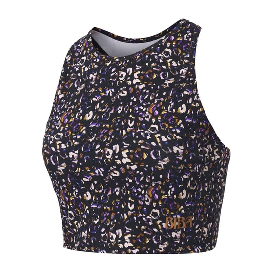 Biba Move-cropped tanktop met luipaardprint voor dames (Zwart) - Image 3