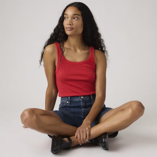 Levis Sporty linne för dam och dam (Röd) - Image 4