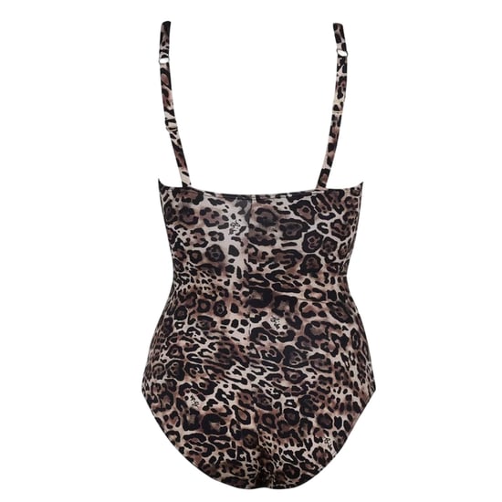 Biba Icon-badpak met buikcorrection voor dames (Luipaard) - Image 3
