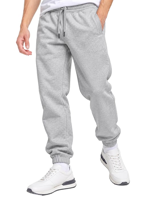 Kruze | 3 Pack Mens Fleece Joggers - GRY/NVY/CHAR - Image 2