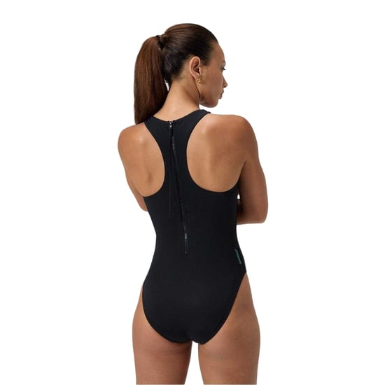 Speedo Womens/Ladies Racer One Piece Swimsuit (Anthracite) - Image 2