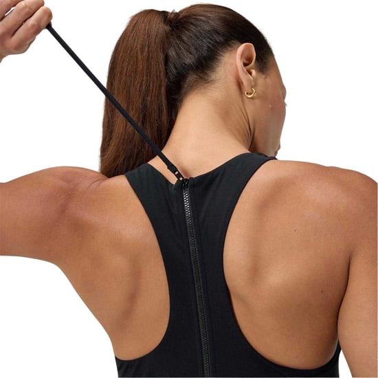 Speedo Womens/Ladies Racer One Piece Swimsuit (Anthracite) - Image 3