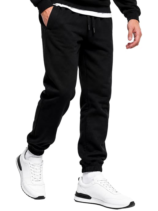Kruze | 3 Pack Mens Fleece Joggers - BLK/NVY/CHAR - Image 2