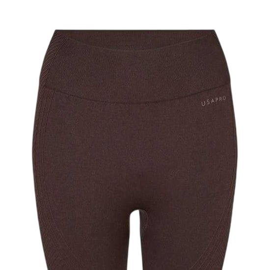 USA Pro Naadloze leggings met hoge taille voor dames (Donkerbruin) - Image 3