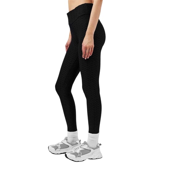 Miso Leggings met honingraatmotief voor dames (Zwart) - Image 3