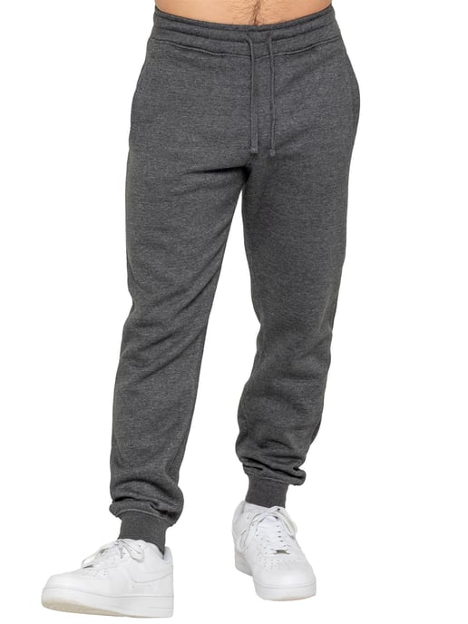 Kruze | 3 Pack Mens Fleece Joggers - BLK/GRY/CHAR - Image 4