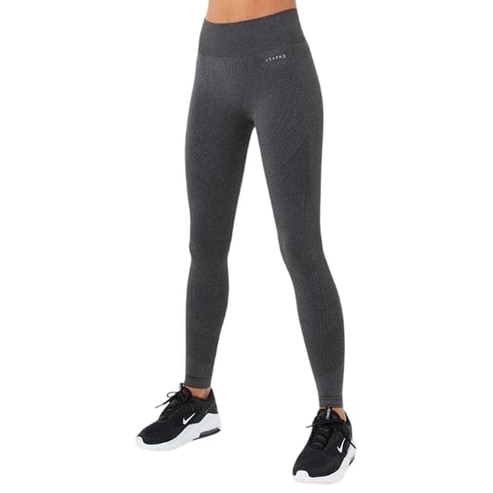 USA Pro Naadloze leggings met hoge taille voor dames (Houtskool) - Image 2