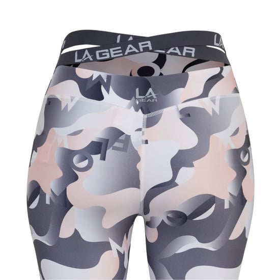 LA Gear Skinny-legging met camouflageprint voor dames (Roze) - Image 3
