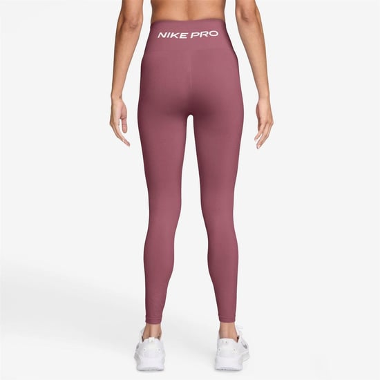 Nike Dames/Dames Pro Snug Fit Leggings (Roze rook) - Image 2