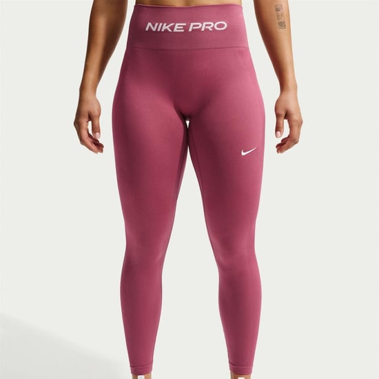 Nike Dames/Dames Pro Snug Fit Leggings (Roze rook) - Image 4