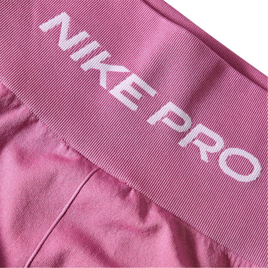 Nike Dames/Dames Pro Snug Fit Leggings (Pioenroos) - Image 3