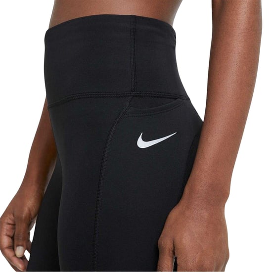 Nike Hardloopleggings voor dames met middelhoge taille (Zwart) - Image 5