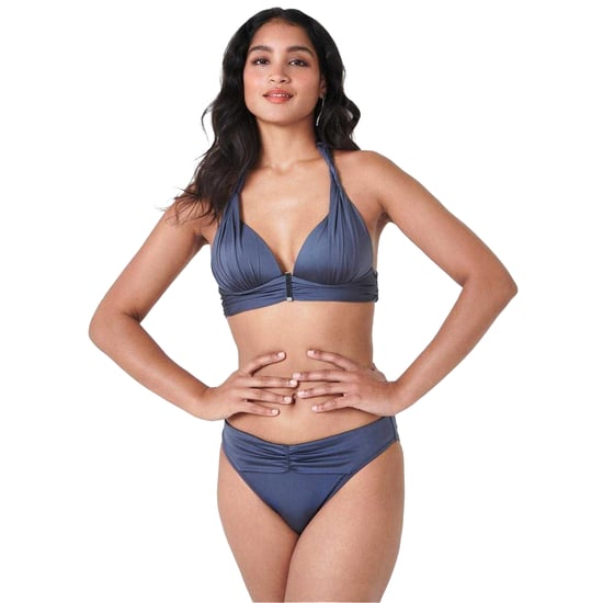 Biba Bikinibroekje voor dames met gerimpelde voorkant van het merk Ven (Grijs) - Image 2