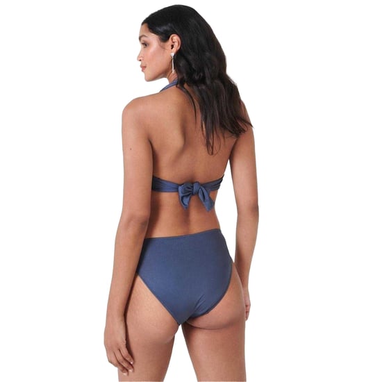 Biba Bikinibroekje voor dames met gerimpelde voorkant van het merk Ven (Grijs) - Image 3