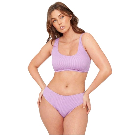 Be You Dames/dames Bikinibroekje met structuur (Lila) - Image 2