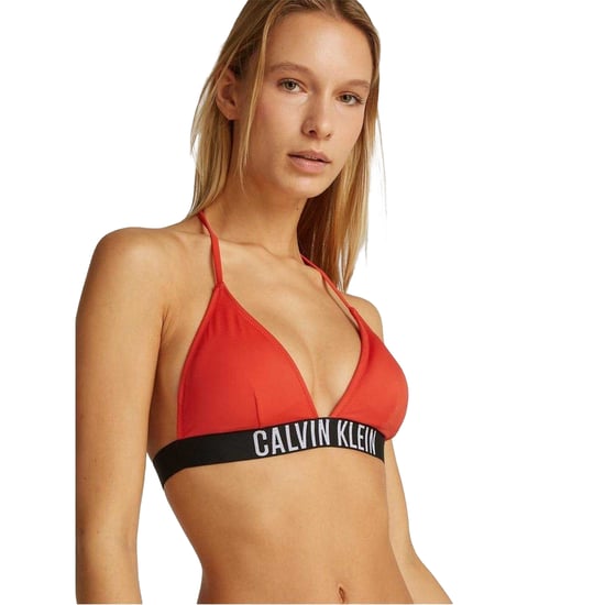 Calvin Klein Bikinitopp med triangulära kupor för kvinnor/damer (Chilli Red) - Image 1