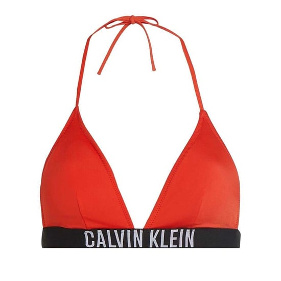 Calvin Klein Bikinitopp med triangulära kupor för kvinnor/damer (Chilli Red) - Image 2