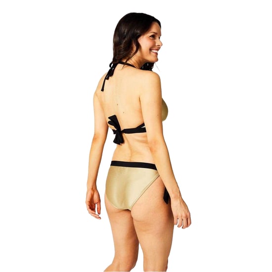 Biba Womens/Ladies Triangle Cross Front Bikini Top (Gold/Black) - Image 3