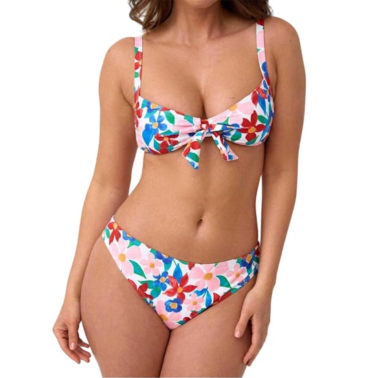 Be You Dames/Dames Bikini Top met Bloemen Frontstriemen (Veelkleurig) - Image 3