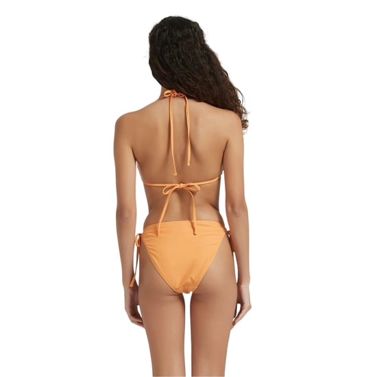 Be You Driehoekige bikinitop met strik in de nek voor dames (Oranje) - Image 3